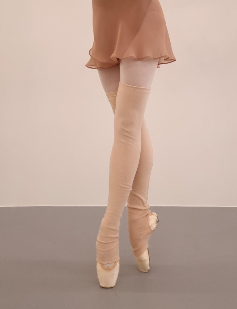 (라이트오렌지) 심리스 레그워머 다리워머 발레다리워머