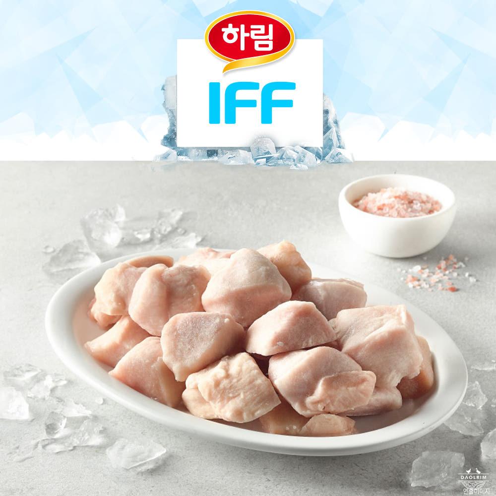 하림 IFF 핑크솔트로 간을 한 한입 닭가슴살 1.1kg