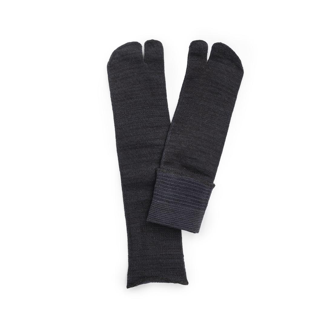 Tabi Footwear Silk Linen - Ink Charcoal