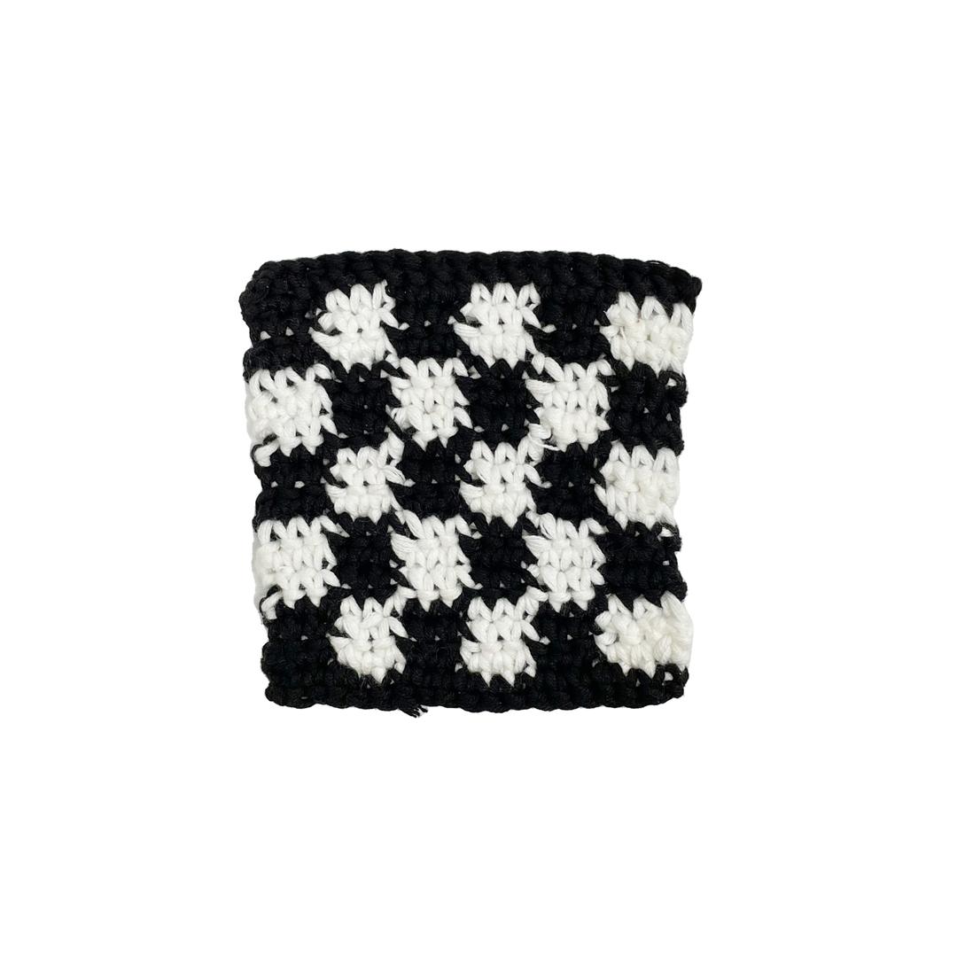 checkerboard coaster