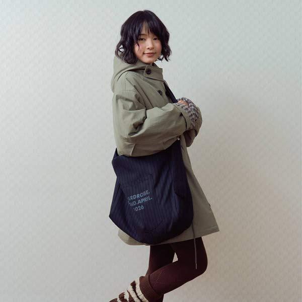 [1/14이후 순차출고][Oafish]STRIPE SNAP MULTI-WAY BAG BLACK 25FWAC001BKOS