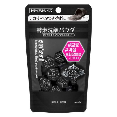 수이사이 뷰티 클리어 파우더 워시 블랙 15p, 6g, 1개