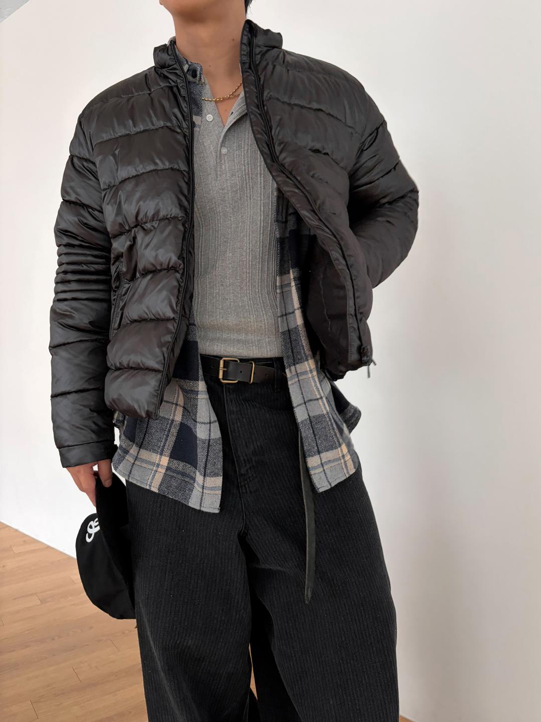 rocky wellon light puffer jacekt (black)