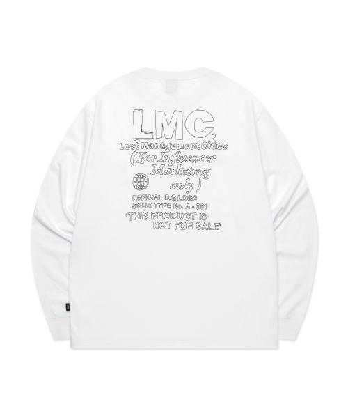 FN DOODLE LONG SLV TEE white