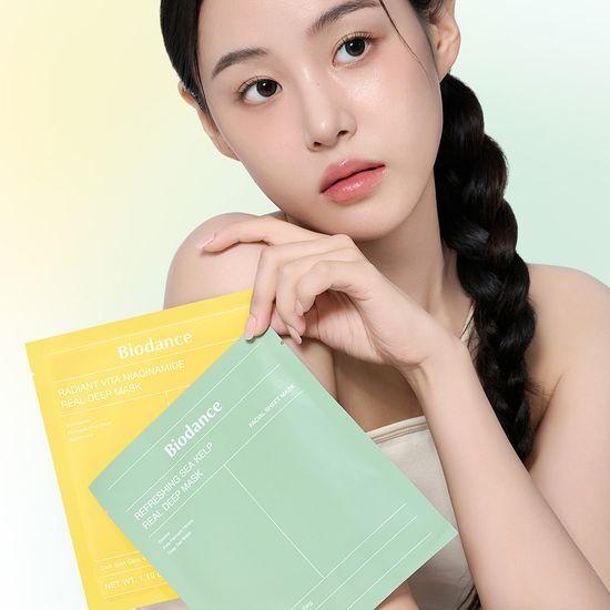 [NEW] 바이오던스 씨켈프/비타 리얼 딥 마스크 4매 2종 택1