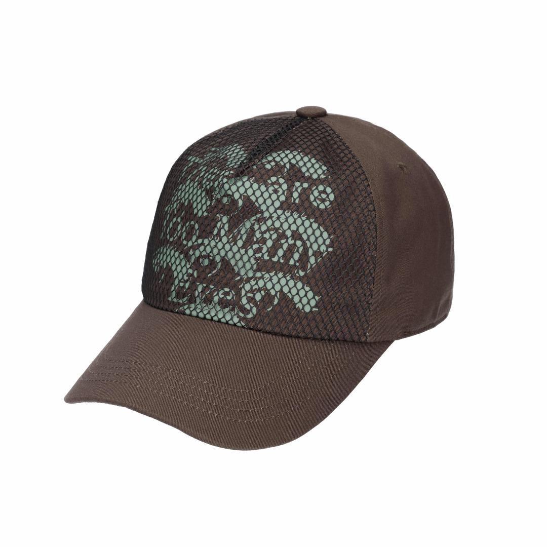 Iseot Overmesh Cap_Dark Brown