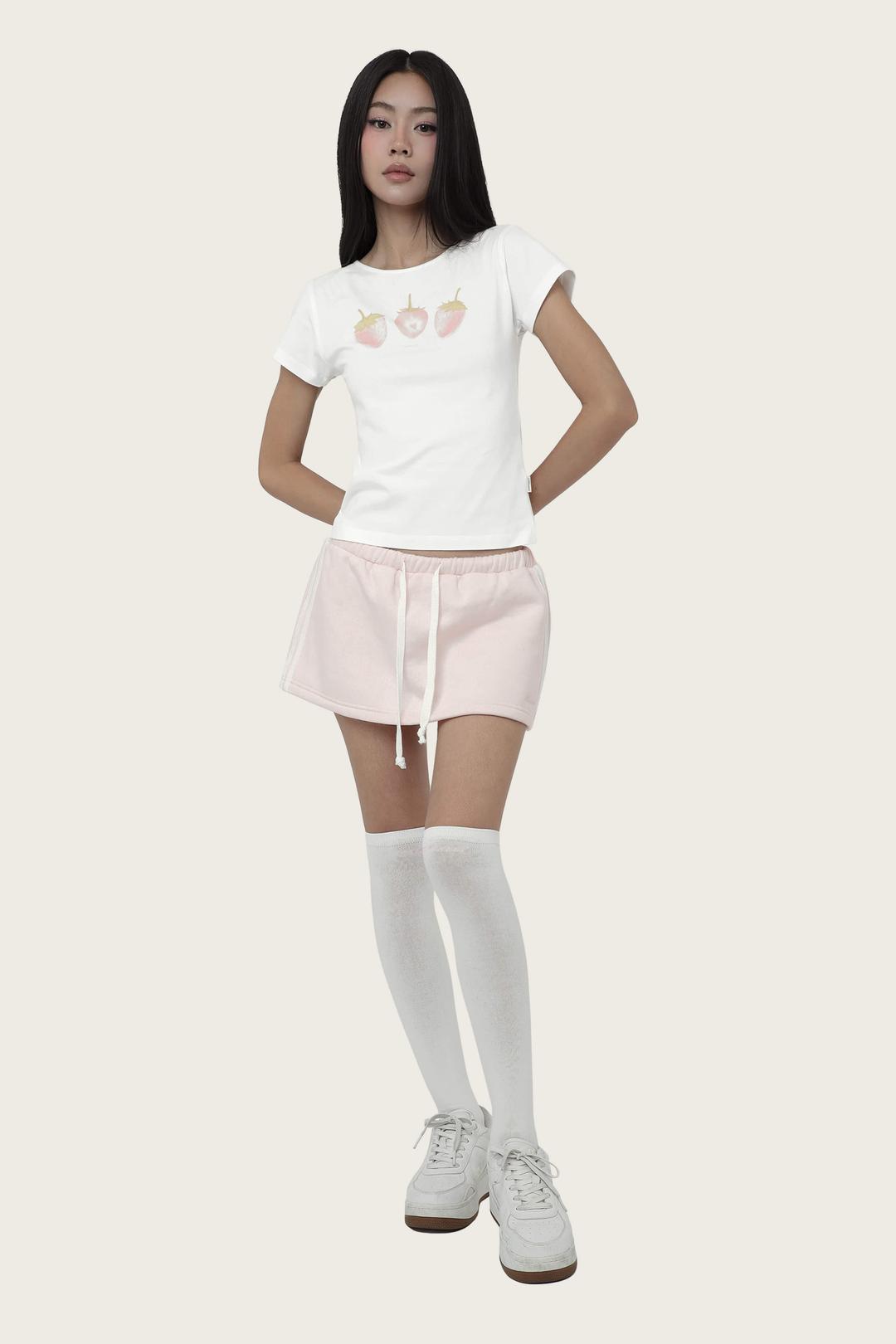 [ Pre-order ] Pink strawberry pastel top