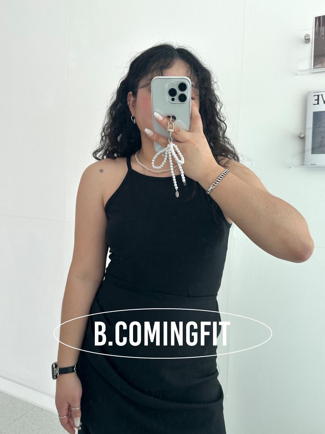 #0128 비커밍made 홀터크롭나시티 F,XL