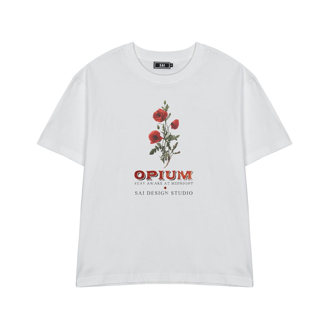 005 Poppy T-Shirt White