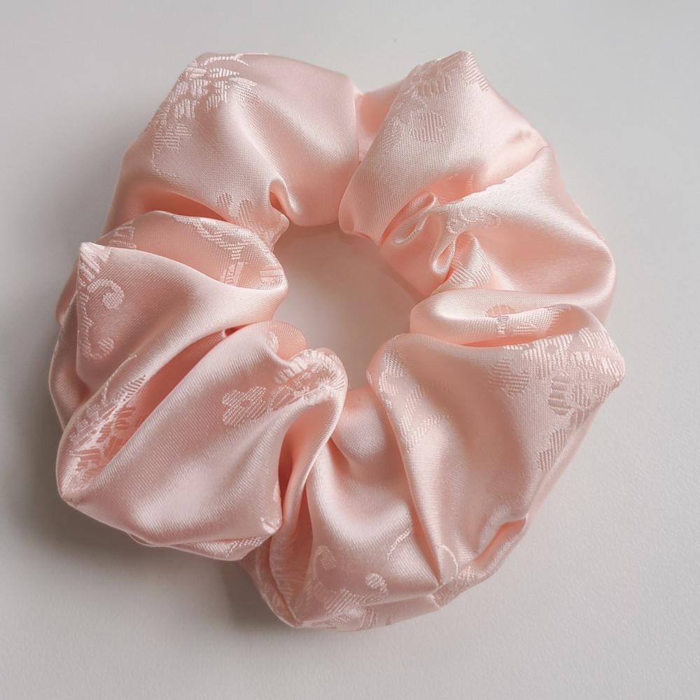 살구꽃 한복 헤어 스크런치 곱창밴드 곱창머리끈 헤어슈슈 외국인선물