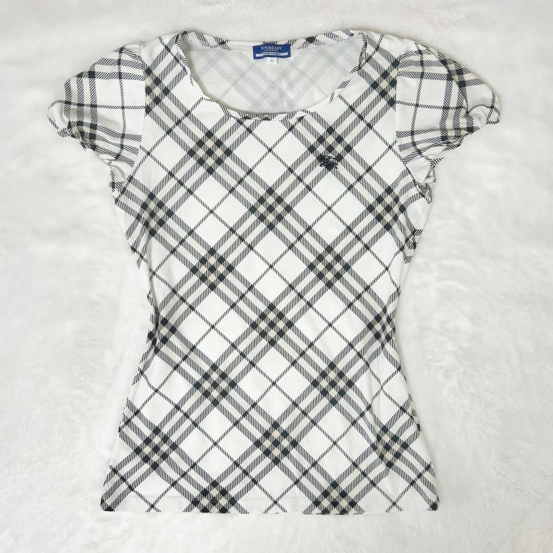 Burberry 블루라벨 히메갸루 노바체크 퍼프티 ≽^•⩊•^≼ | 후루츠패밀리