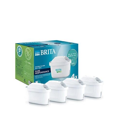 브리타 정수기 한국형 막스트라 프로 퓨어 퍼포먼스 여과 필터기4입 - 정수기 | 쿠팡