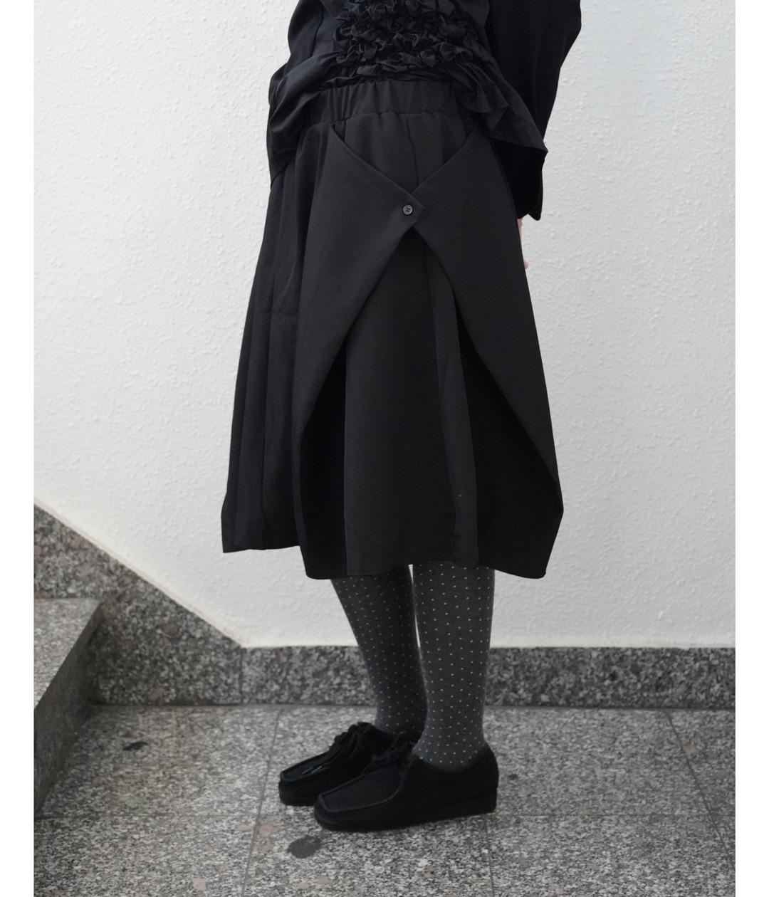 fold button skirt (2c)