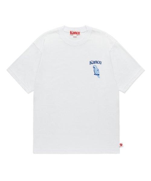 KANCO SERIF FULL LOGO TEE white