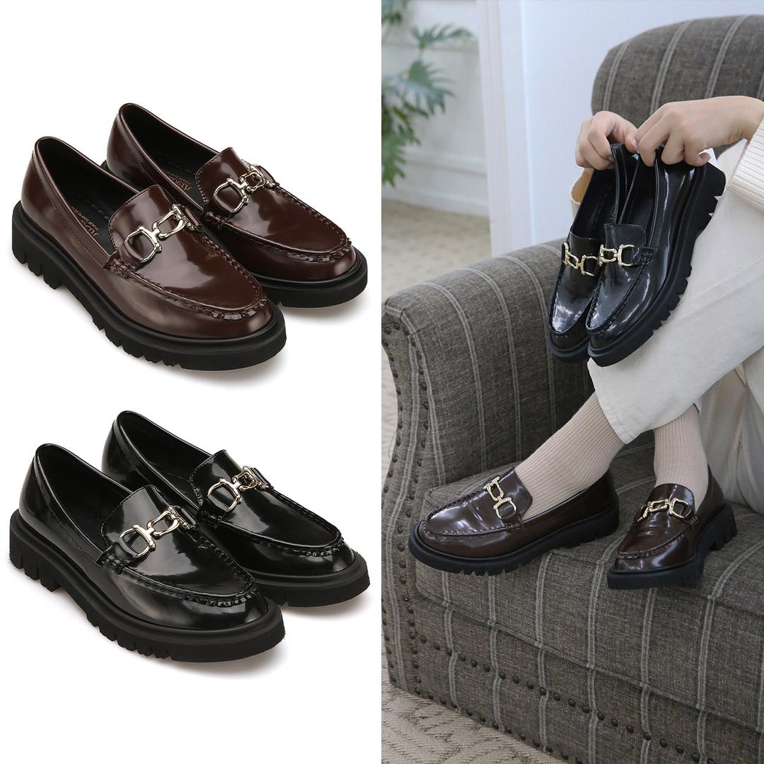 [빠른배송] 엘리자벳 와이드체인 로퍼 EL22837