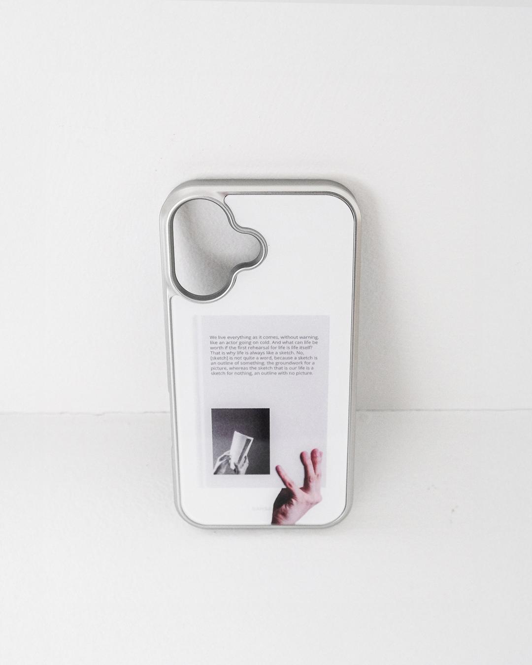 The Text Bumper Case (Silver)