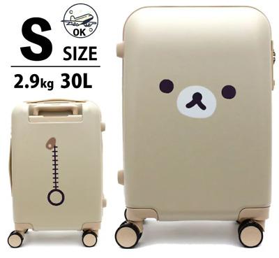San-X Rilakkuma 수트케이스(베이지) 휴대용 케이스 2웨이 다이얼 잠금장치 30L 신품 정품