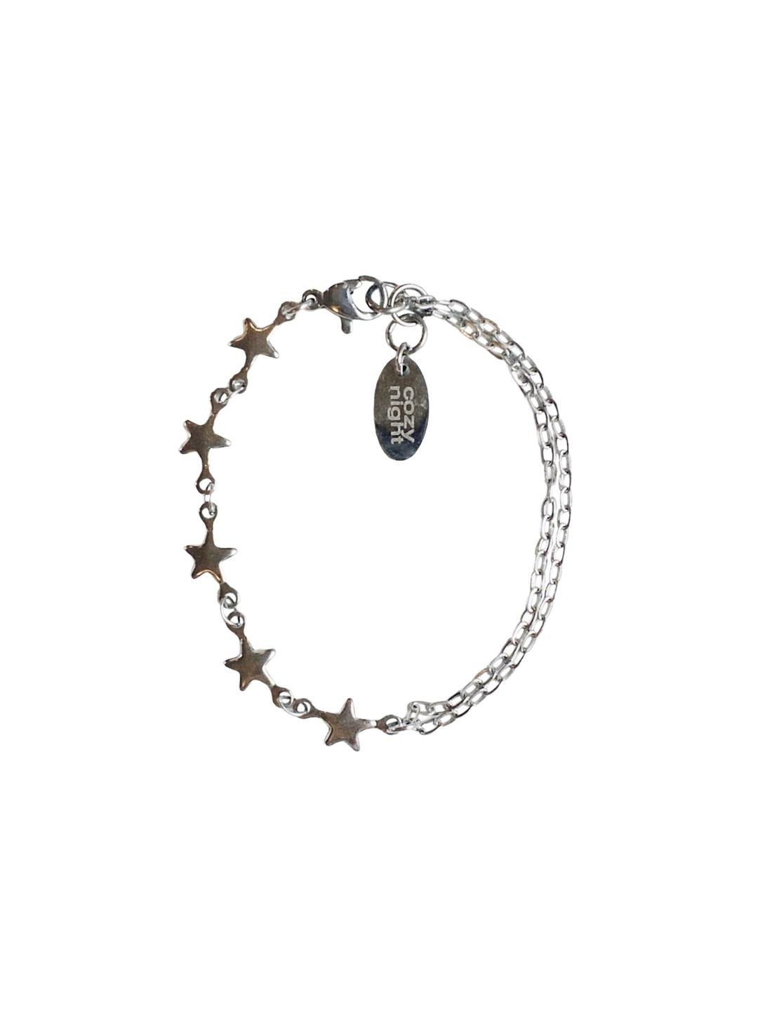 [C.Z.N.T] star half chain bracelet (6th restock)