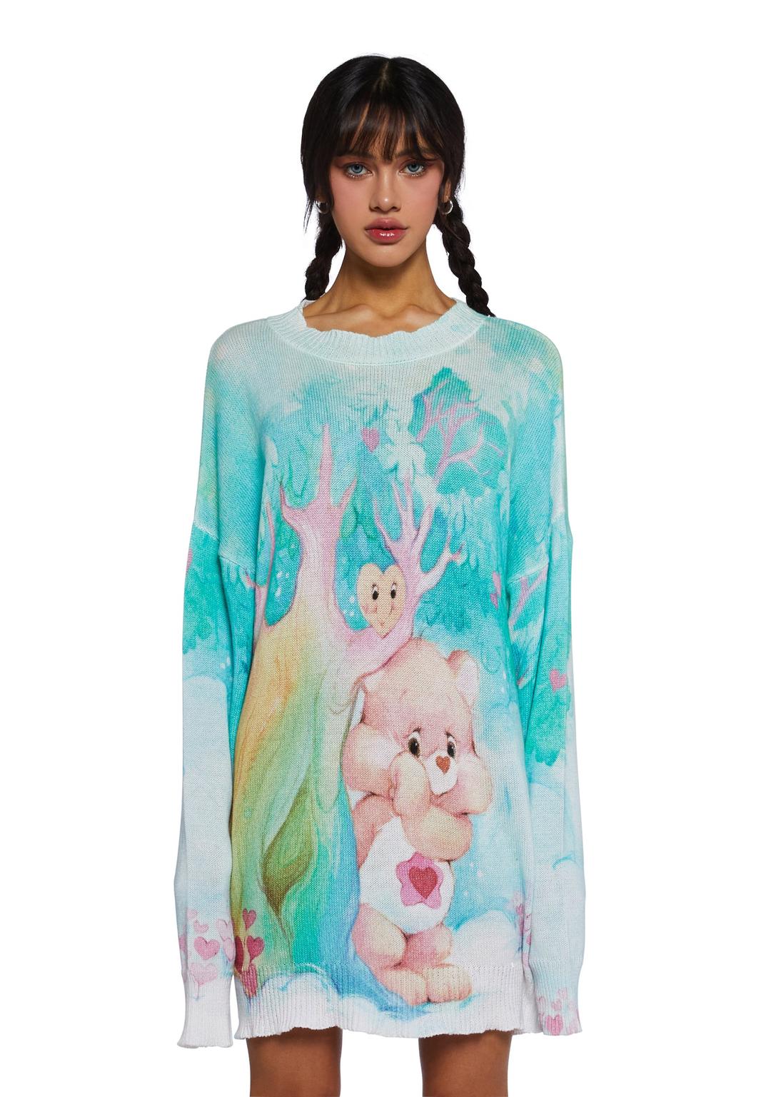 Share A Smile Long Sleeve Sweater - MULTI / XX-Small