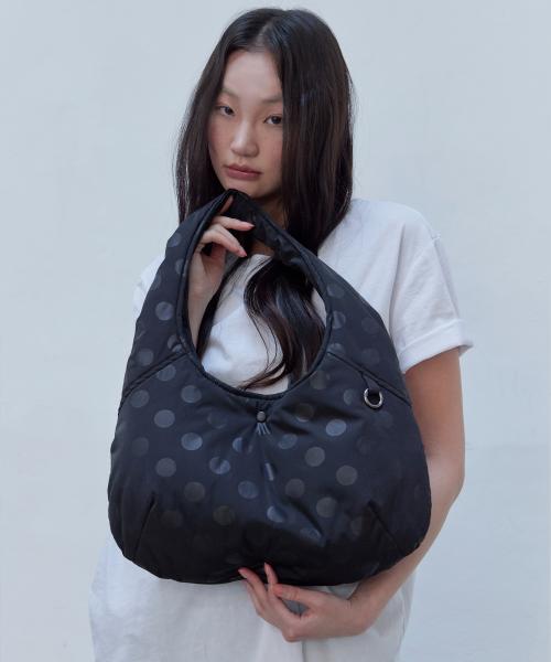 dot padding bag (BK)