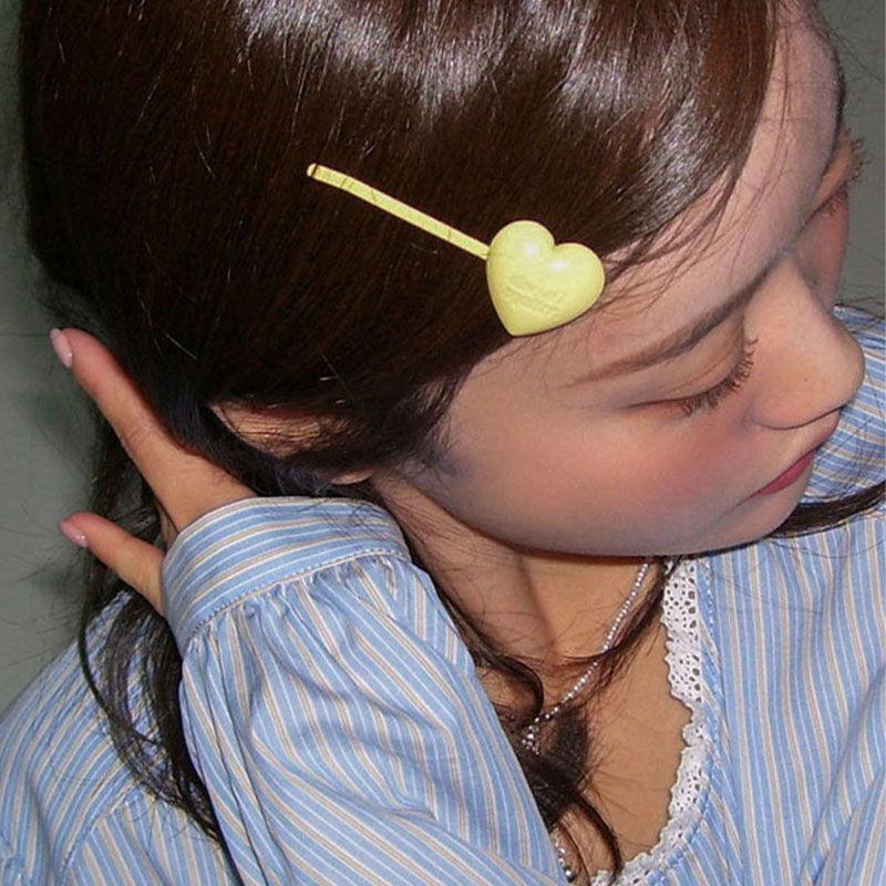 Girls heart hairpin (Butter)