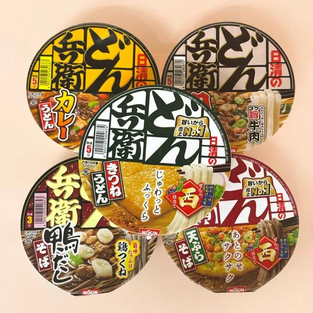 [5개세트] 닛신 돈베이 우동 5개 묶음 일본 컵라면