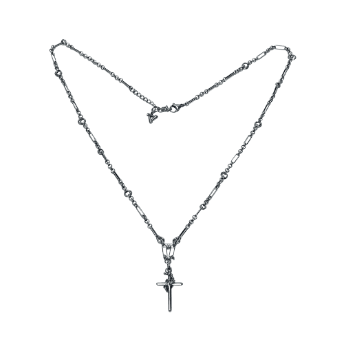 Cross chain necklace