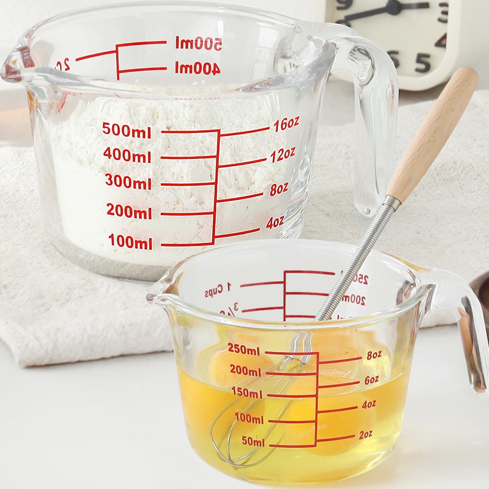 1+1 내열유리 계량컵 눈금 비이커 2p세트 : 리빙스토리