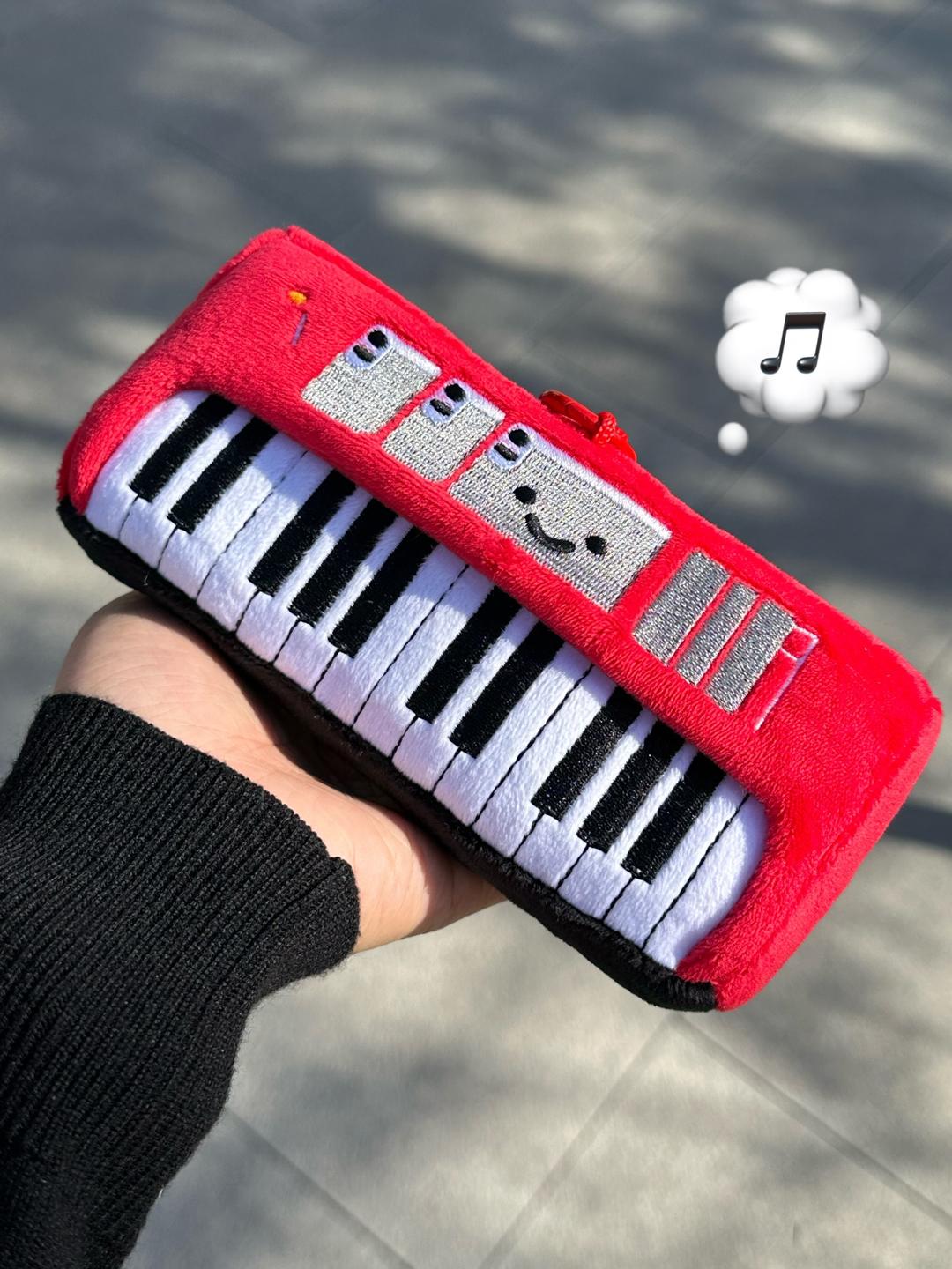 쏠띵즈 해피 스마일 전자피아노 키링 인형