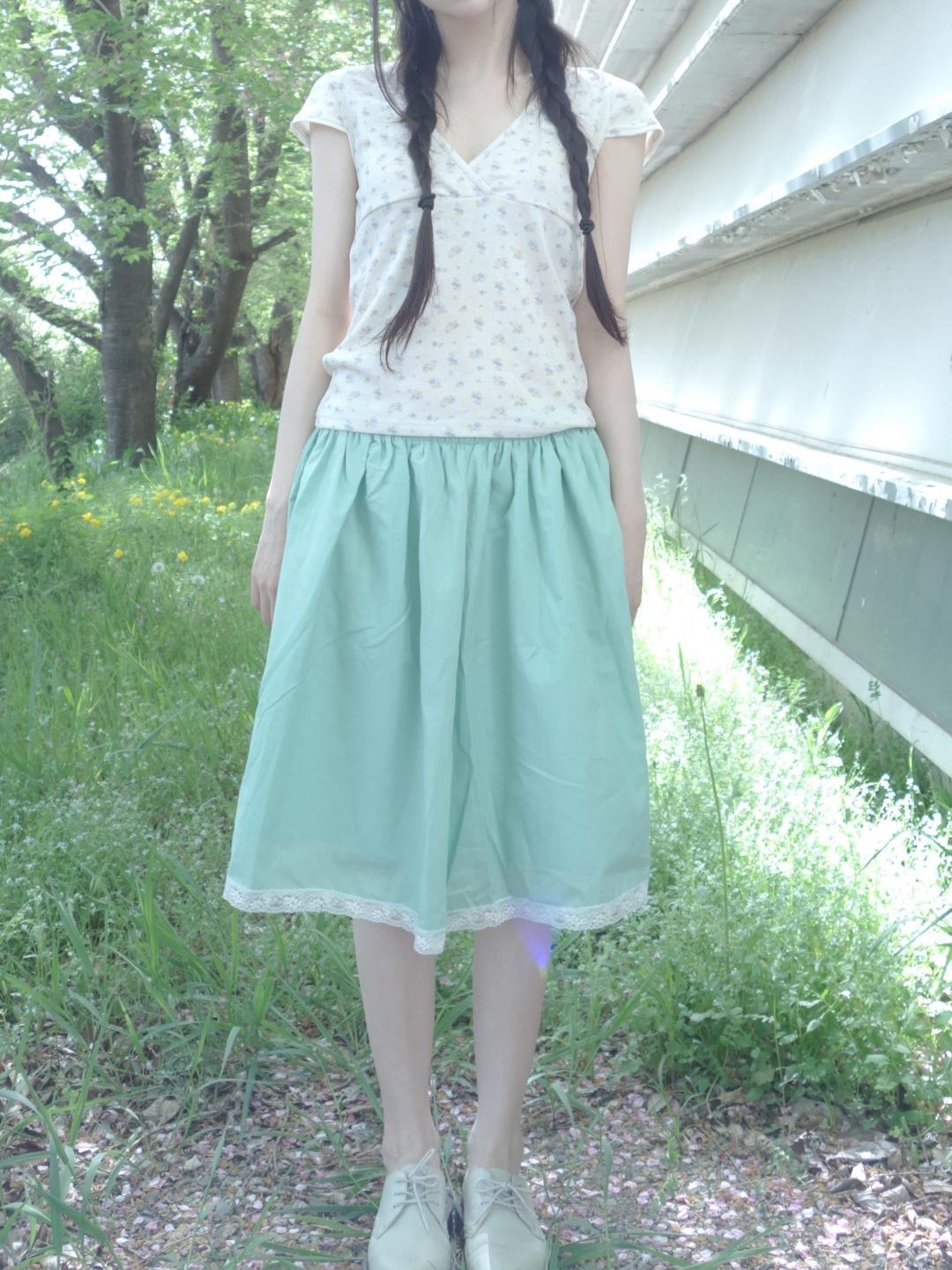 minty skirt