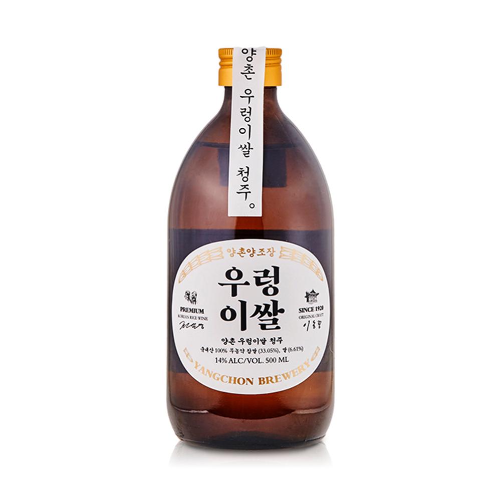 우렁이쌀 청주 14도 500ml 양촌양조
