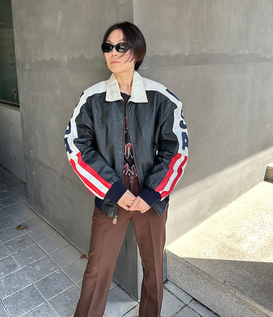 Vintage 90's Michael Hoban Leather Jacket