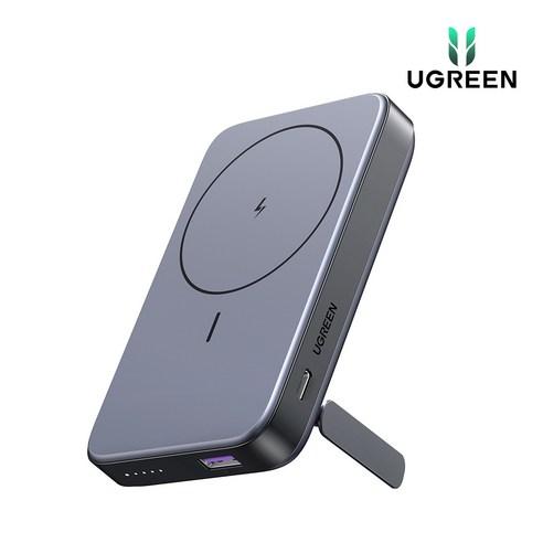 유그린 맥세이프 무선 충전기 유무선 보조배터리 최대출력 22.5W 10000mAh PD 충전 - 보조배터리 | 쿠팡
