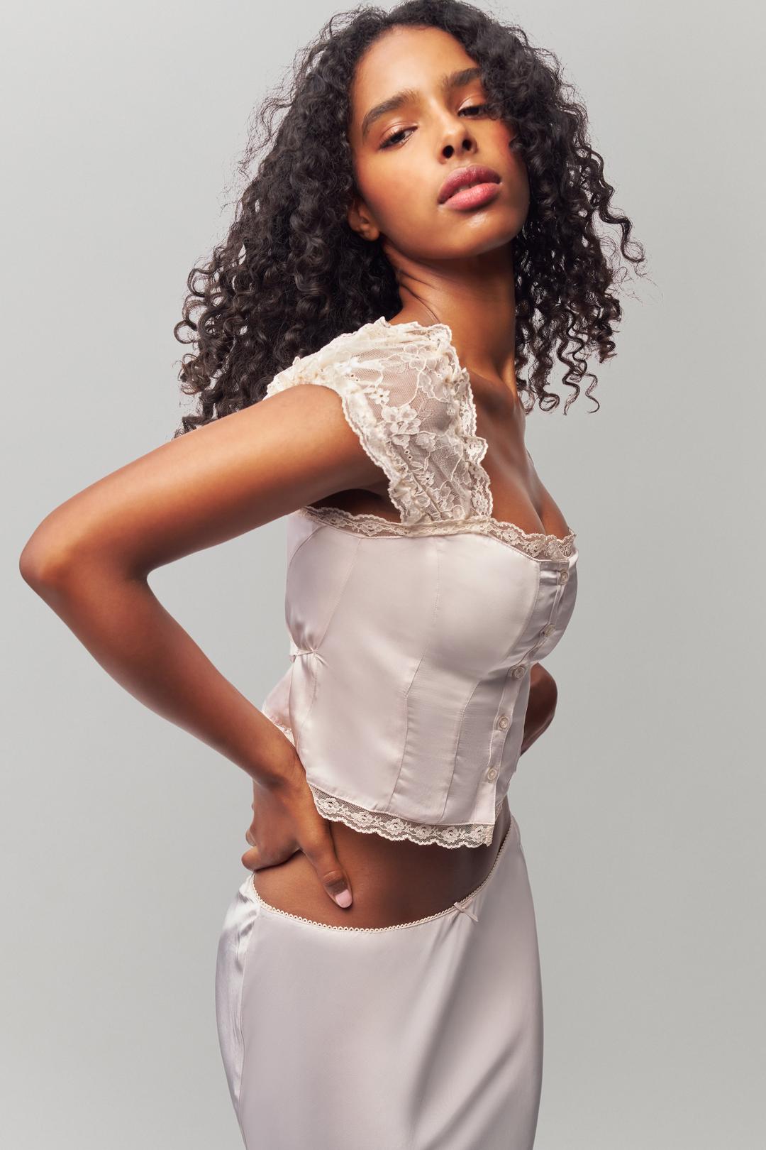 Kahli Lace Top - Ballet Slipper / XXS