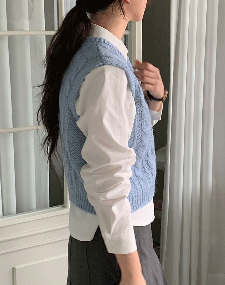 일리 기모 크롭 셔츠 (3color)