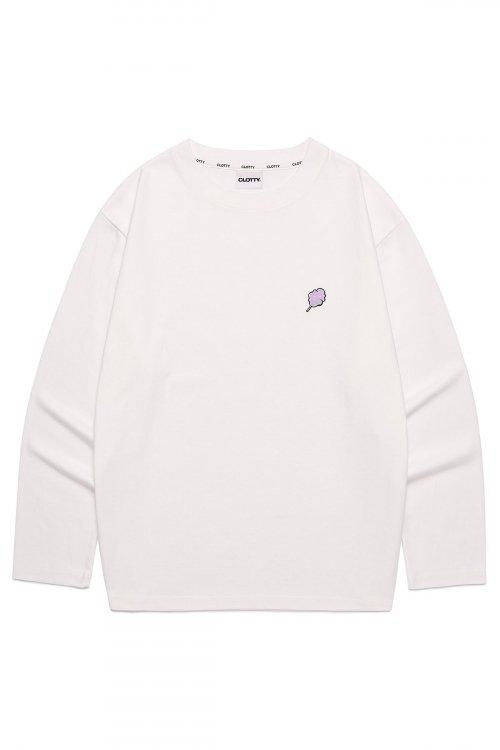 SMALL CC LONG SLEEVE WHITE(CY2CFFT550A)
