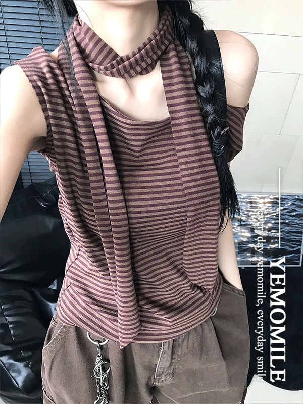 예모마일 미유 단가라 투웨이 나시 (머플러set)