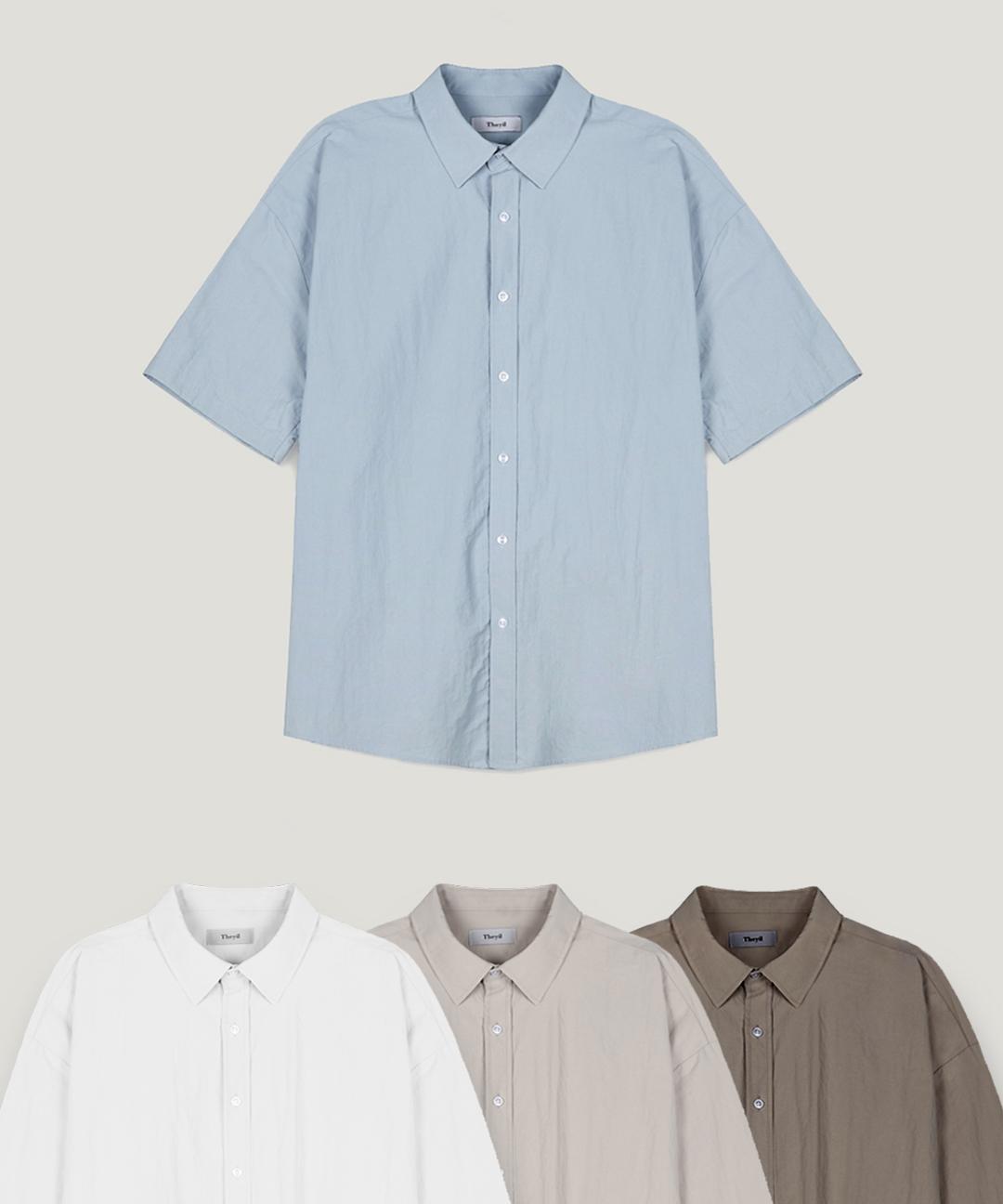 이지핏 반팔 셔츠