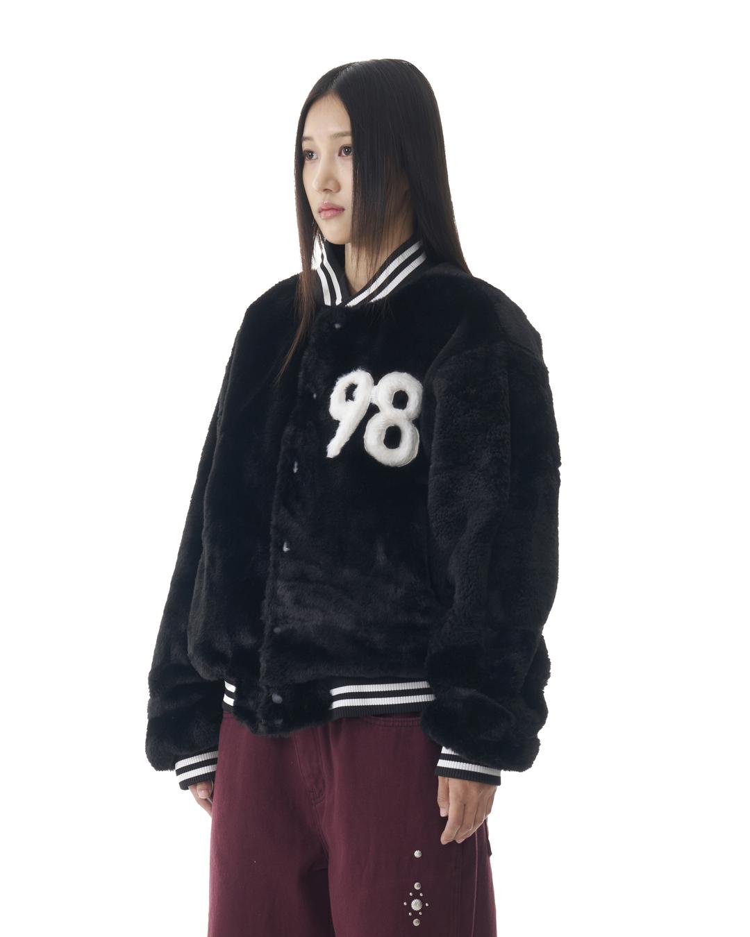 Furry 98 Varsity Jacket (Black)