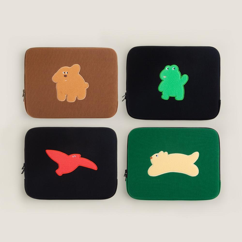 올뉴프레임 자수 노트북파우치 토동토동 친구들 (아이패드/13/15인치)