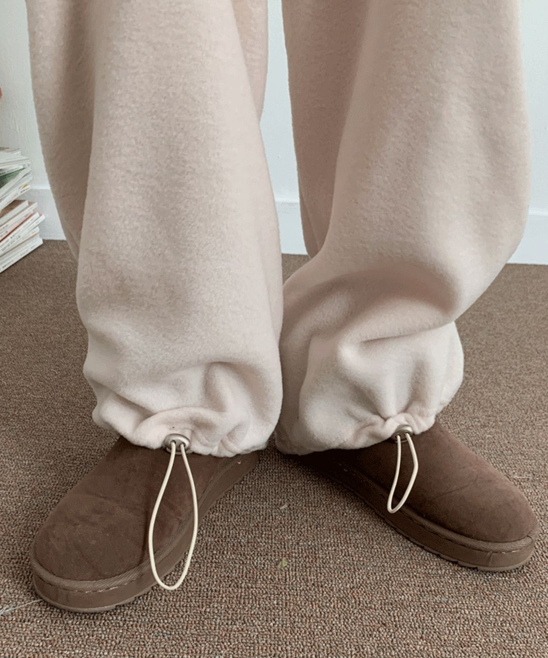 마키 후리스스트링팬츠