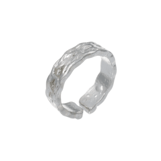 6A [SILVER925] Wrinkle Open Ring