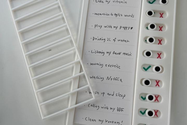 리사이클 메모홀더 투두리스트 메모보드 체크리스트