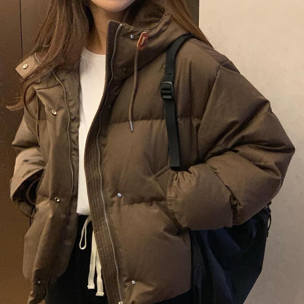 버베인 verveine 어반후디구스다운숏패딩 여자구스패딩 (3color)