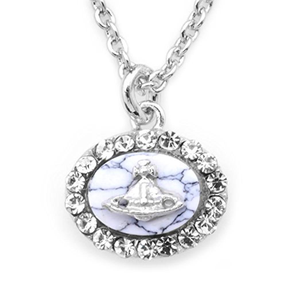 Vivienne Westwood 비비안 웨스트우드 목걸이 Giselle 지젤 실버화이트