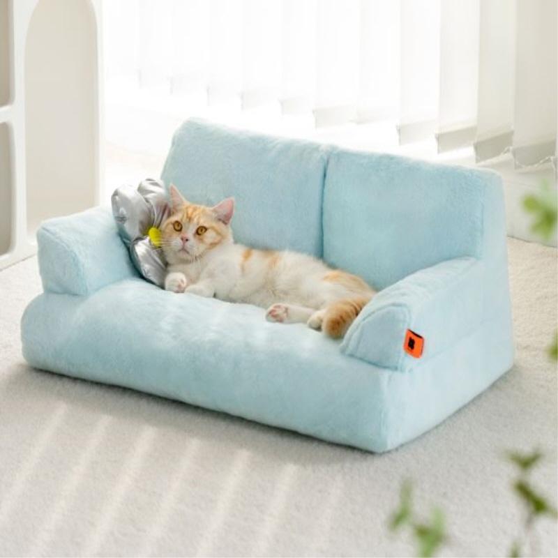 [무료배송] 냥슬아치 포근 부들 빅쇼파 침대