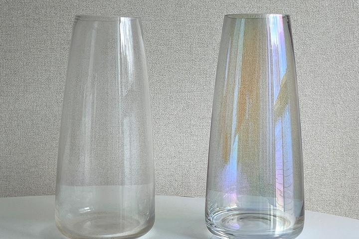 대형 롱 유리 화병 투명 긴 꽃병