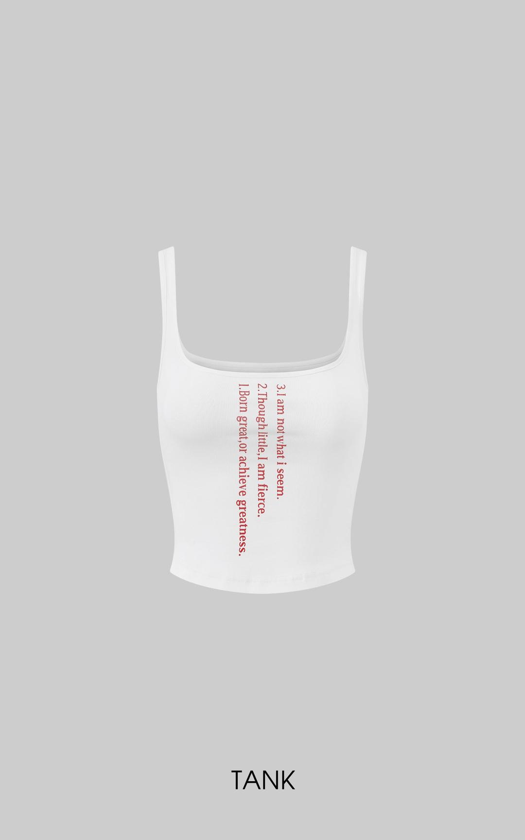 WARDEN EDGE Two-Piece Layered Tank & Bralette Set