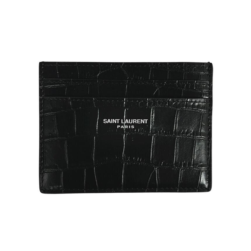 생로랑 카드지갑 375946 DZE0E 1000 크로커다일패턴