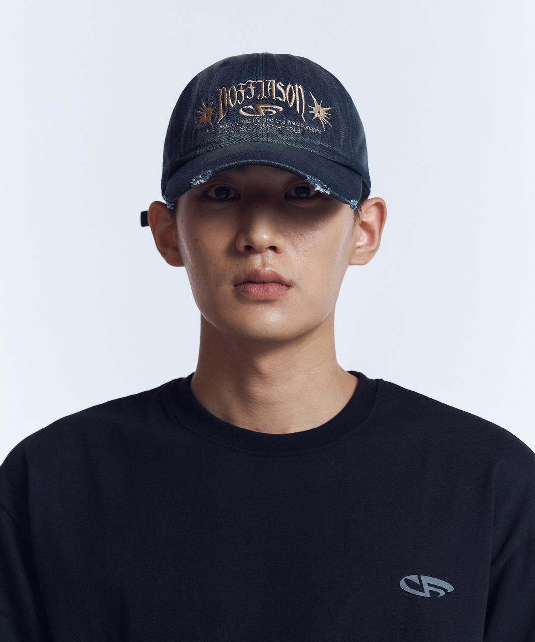 Vintage Washed Denim Ball Cap INDIGO